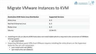 Migrating VMware Infra to KVM Using CloudStack - Nicolas Vazquez ...