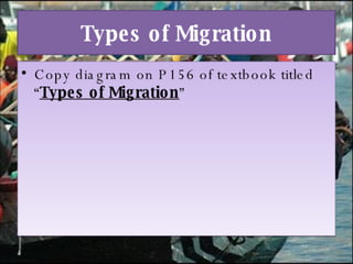 Migration