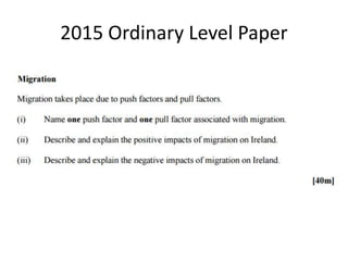 2015 Ordinary Level Paper
 