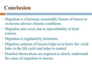 Migration OF INSECTS | PPT
