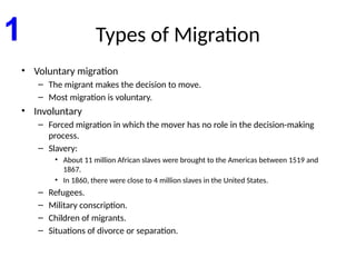 Migration for the urban economics, models | PPTX