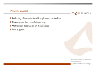 Migration Concepts For Enterprise PHP Applications