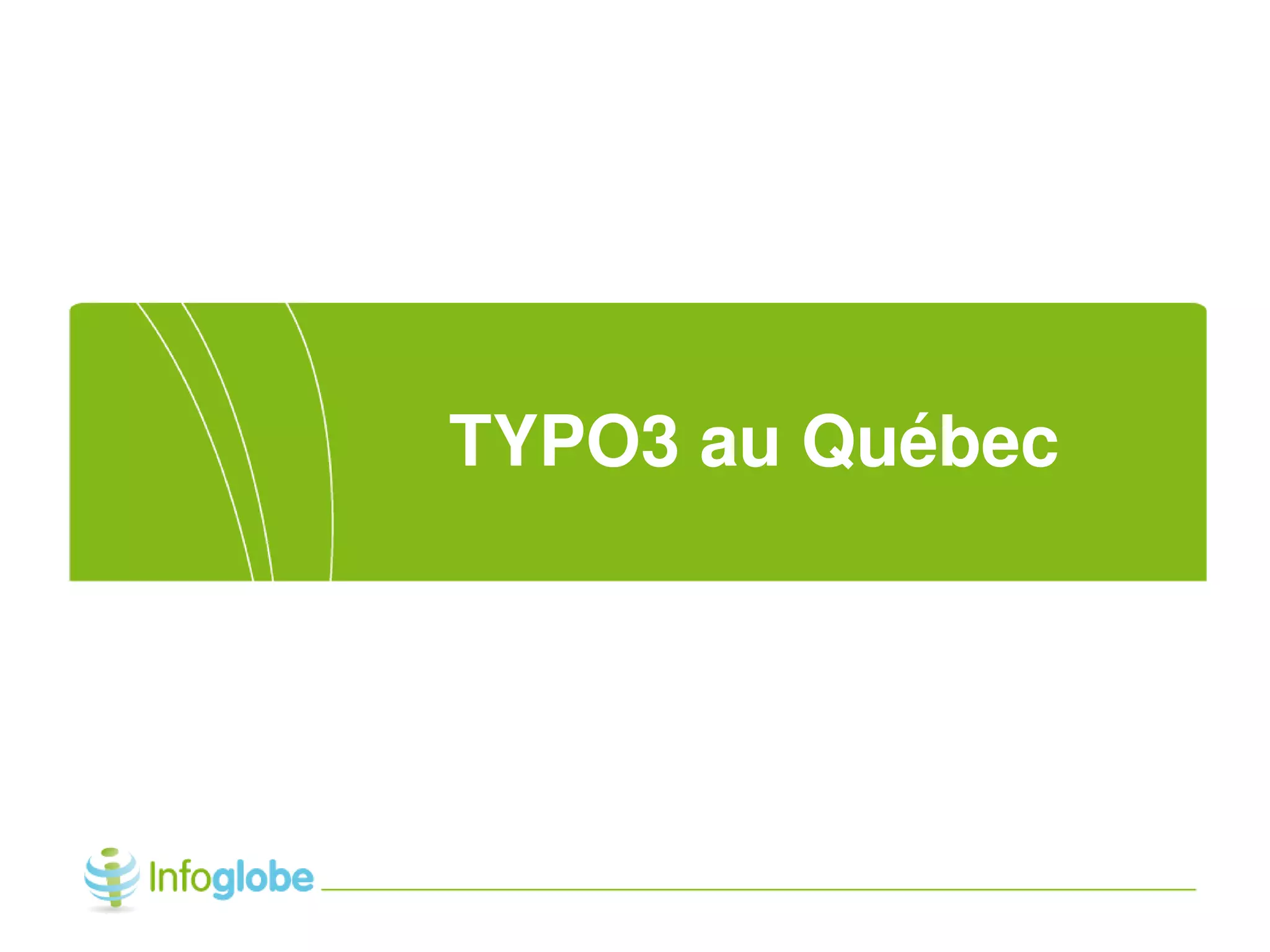 Migration du site du MDEIE vers le CMS TYPO3