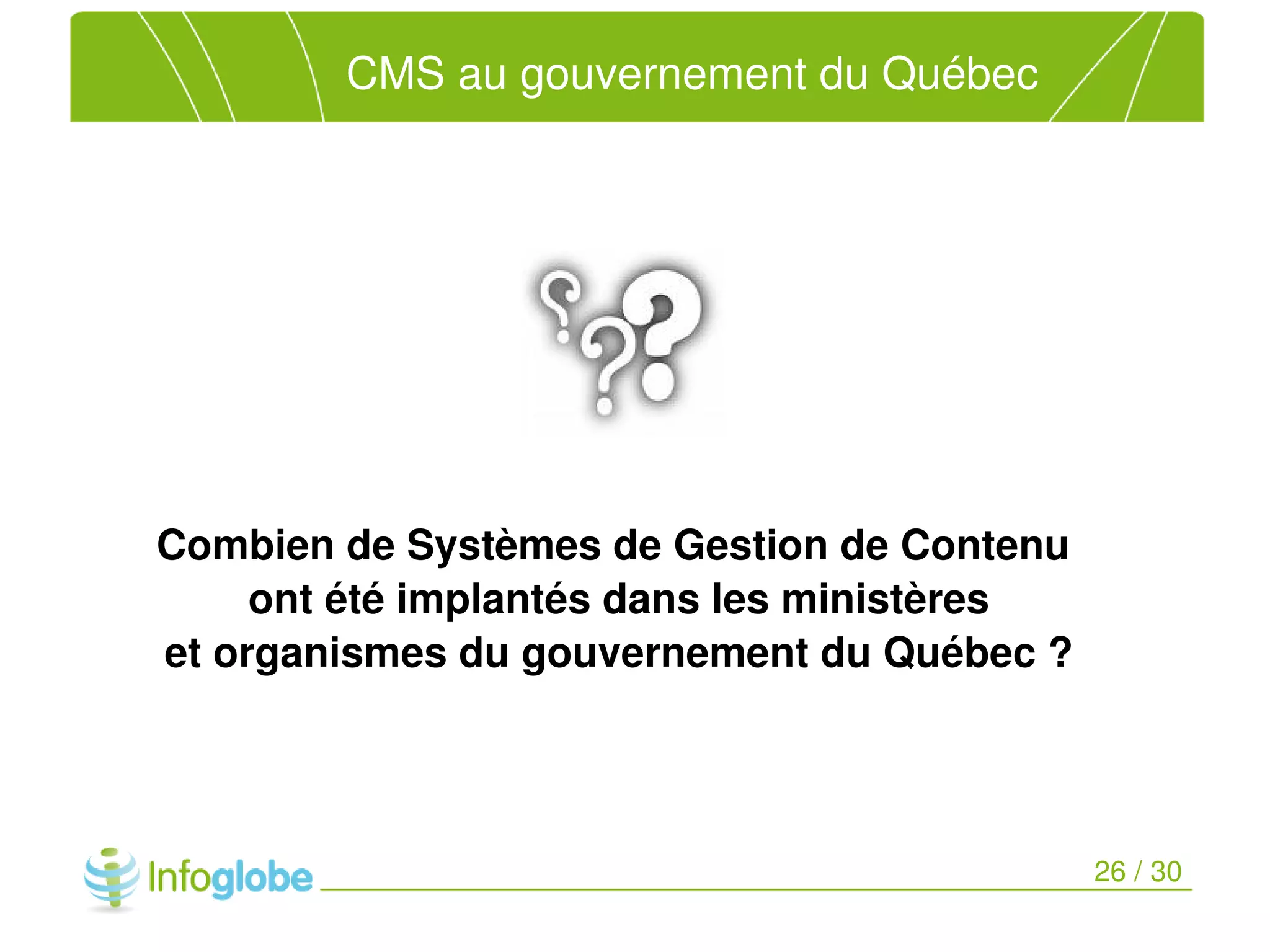 Migration du site du MDEIE vers le CMS TYPO3