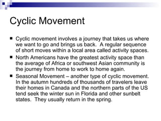 Cyclic Movement Example