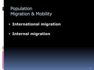 Migration And Mobility Pt1 | PPTX