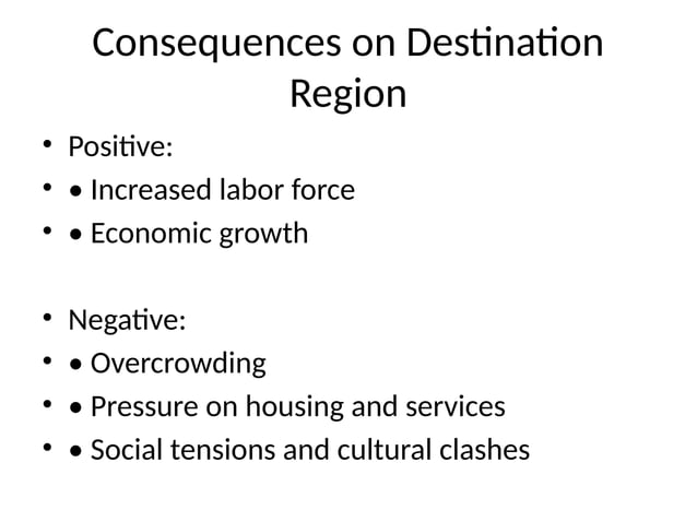 Migration Causes Consequences Presentation Pptx