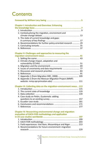 Migration environment and climate change | PDF