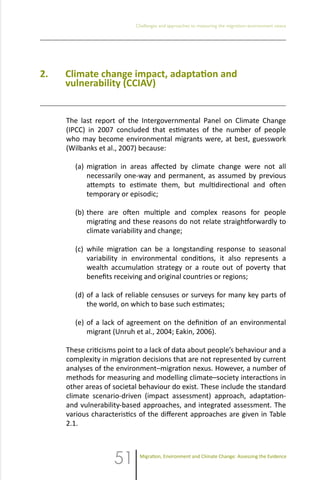 Migration environment and climate change | PDF