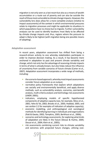 Migration environment and climate change | PDF