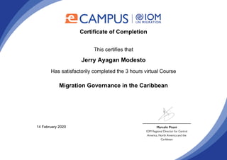 Migration governance in the Caribbean | PDF
