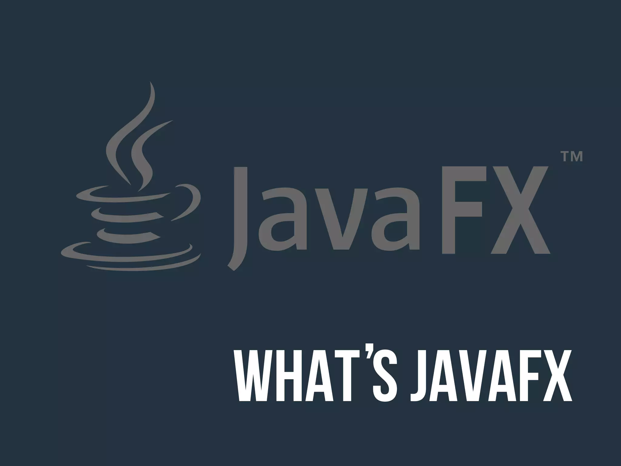 Migration from Swing to JavaFX