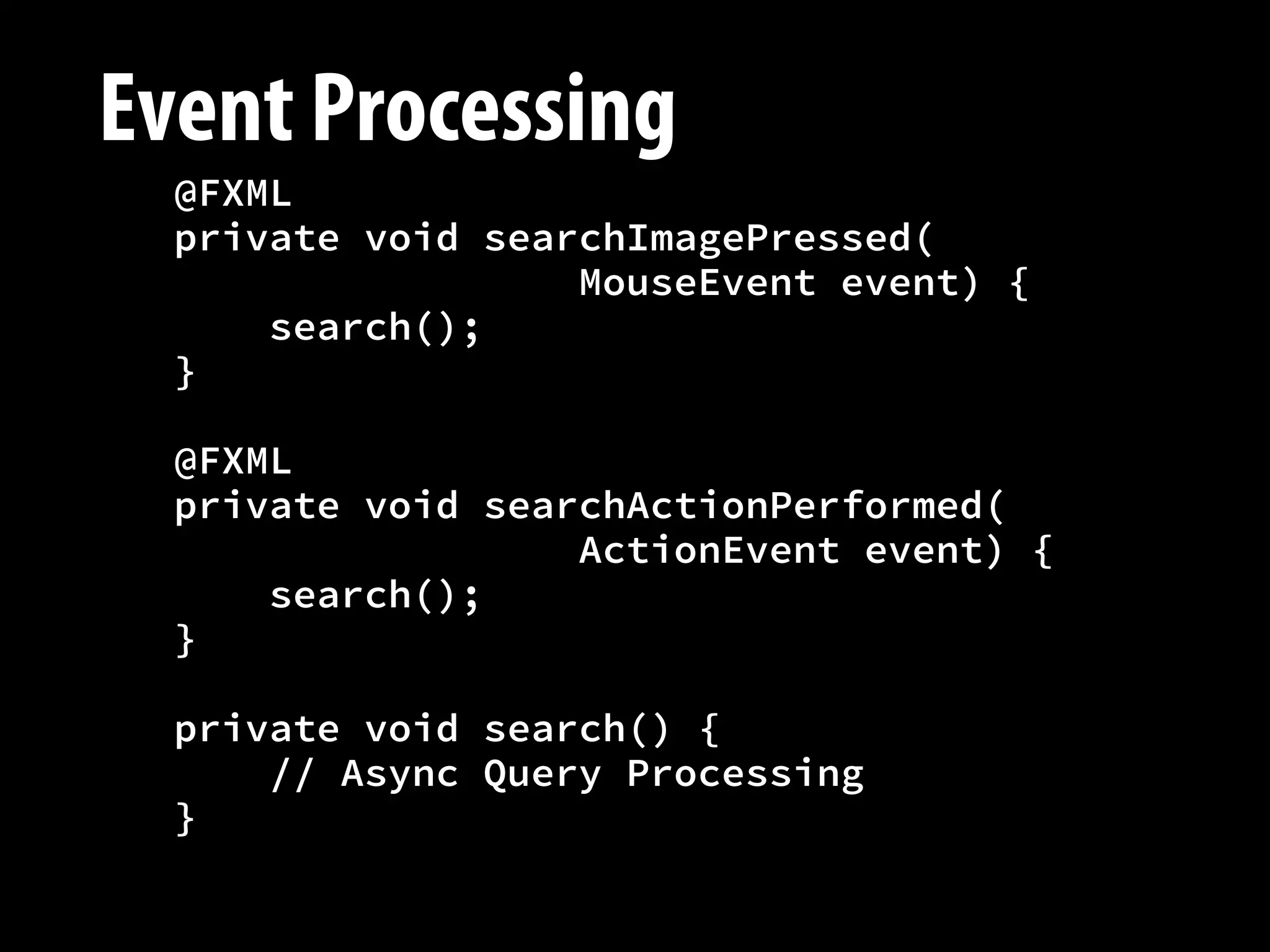 Migration from Swing to JavaFX