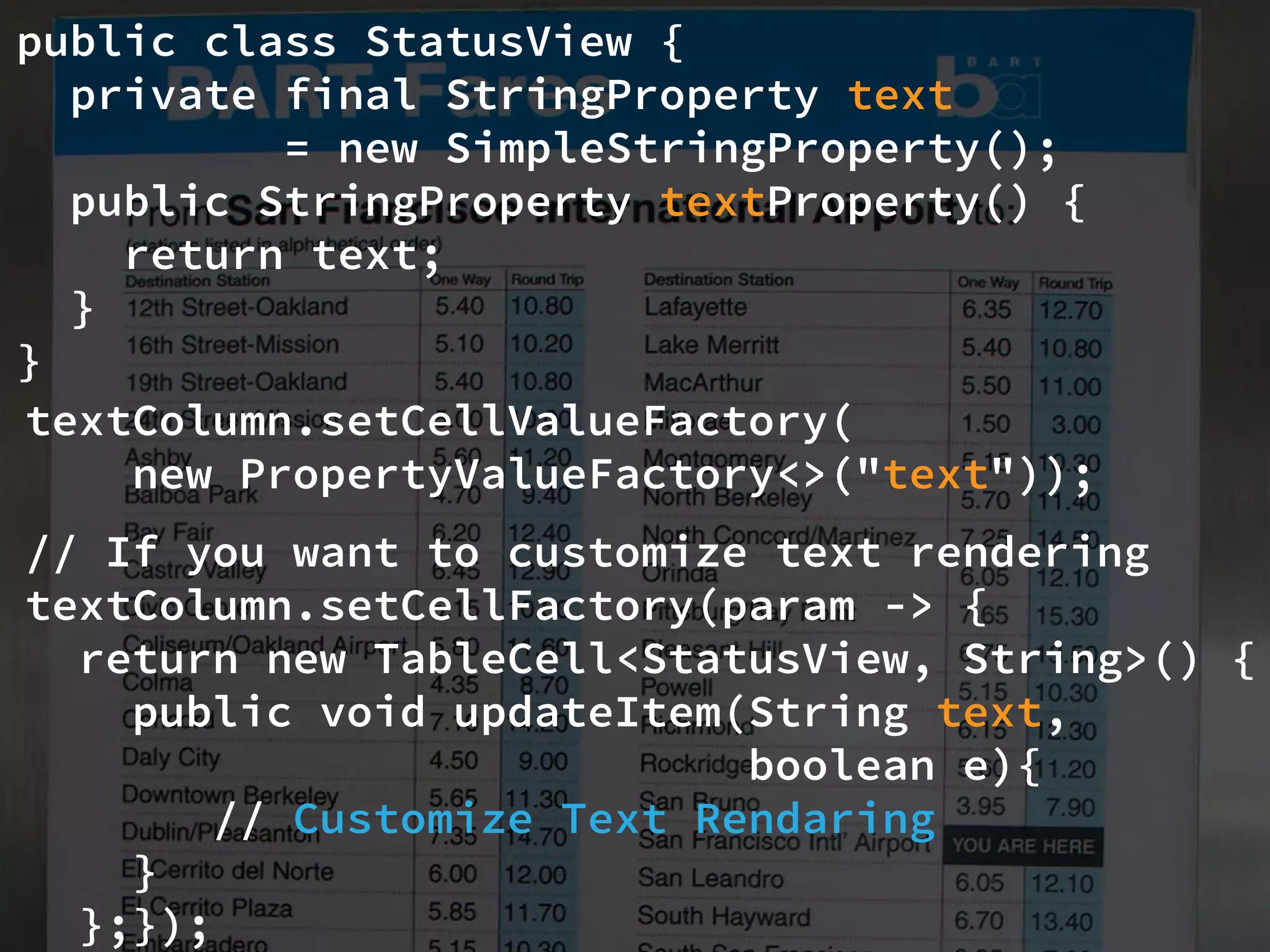 Migration from Swing to JavaFX