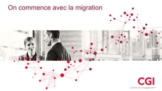 On commence avec la migration
 