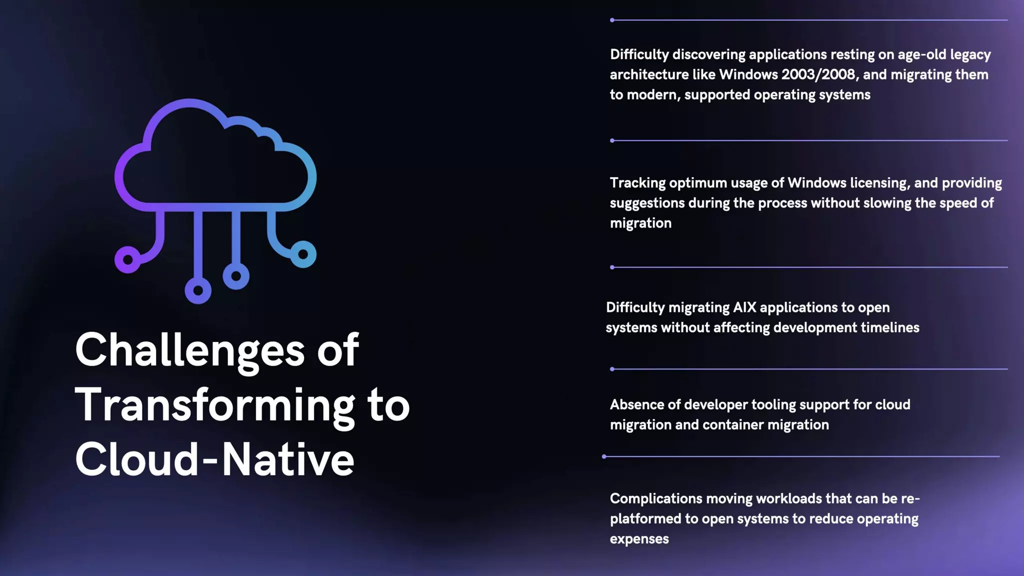 Migration of Containerized Legacy Application to the Cloud