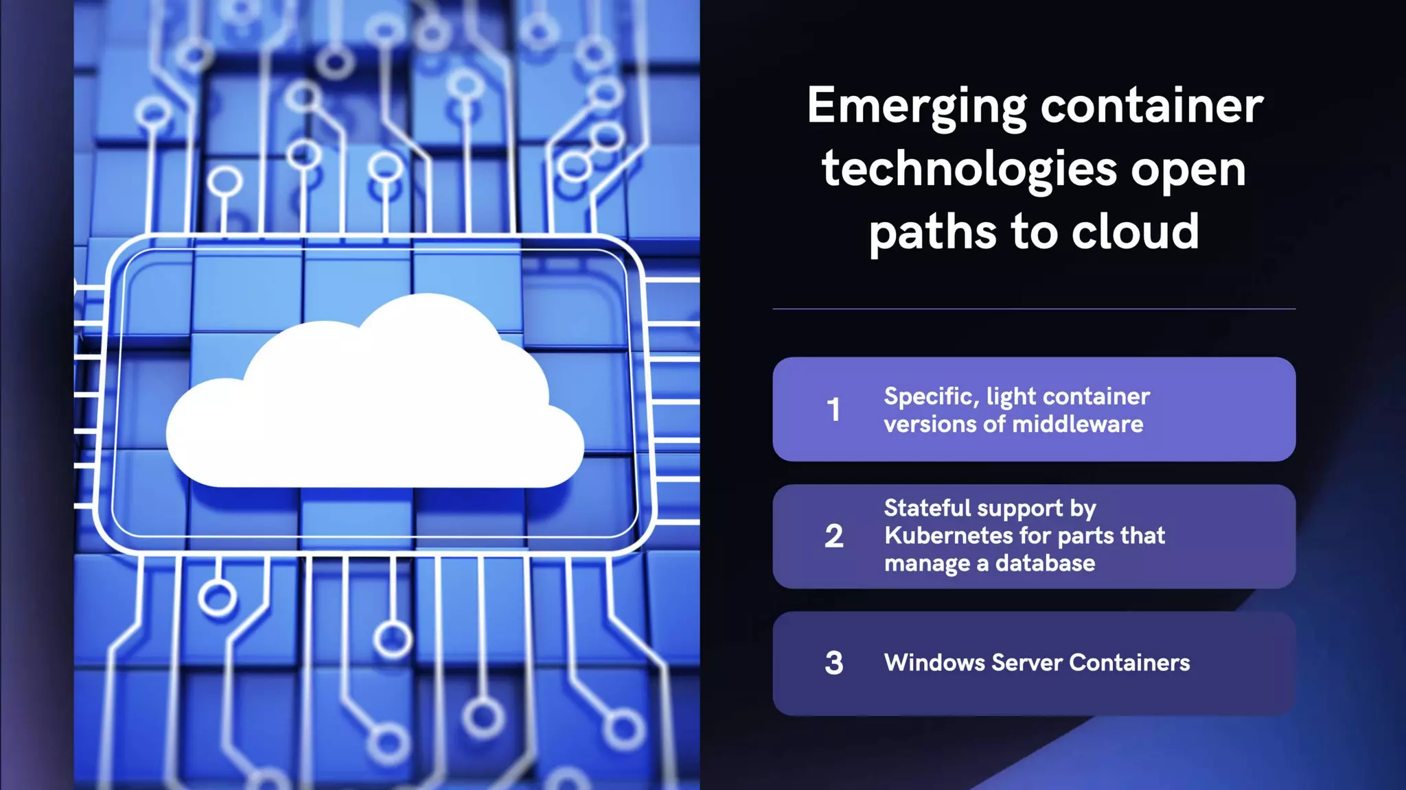 Migration of Containerized Legacy Application to the Cloud