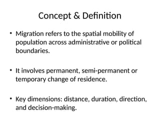Migration_meaning and types, causes, consequences .pptx