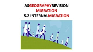 ASGEOGRAPHYREVISION
MIGRATION
5.2 INTERNALMIGRATION
 
