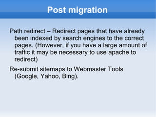 Where necessary remove and re-import (utilise backups)