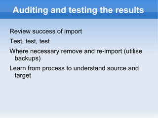 Understanding your Data Understand the relationships between your data