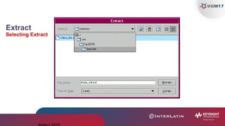 Extract
Selecting Extract
 