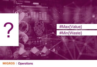 #Max{Value}
#Min{Waste}
?
 