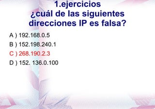 8.¿como se instala una impresora en red? 1. Conocer la dirección IP de la impresora. Puedes buscarla o asignarla en el panel de control de la impresora, regularmente esta en Configuración de Red, TCP/IP, le asignas la dirección IP, la máscara de subred y la puerta de enlace. O bien imprimir la configuración de la impresora y te mostrará esos datos. 