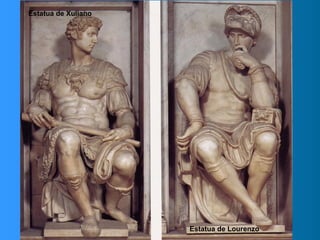 Estatua de Lourenzo
Estatua de Xuliano
 