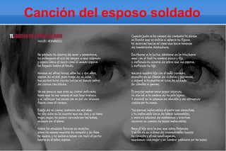 Canción del esposo soldado
 