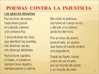 POEMAS  CONTRA  LA  INJUSTICIA 