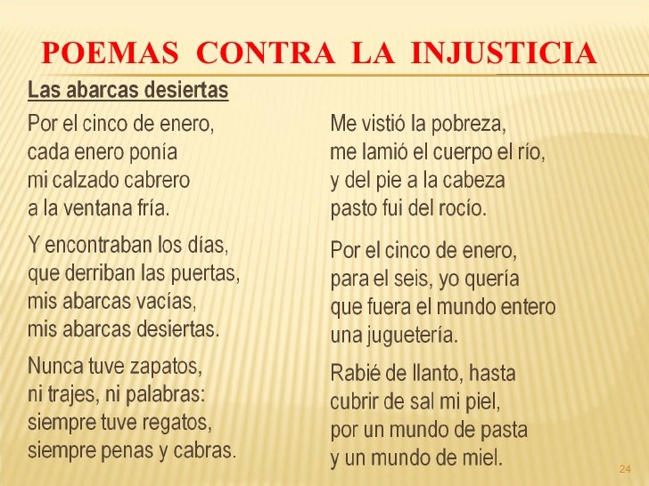 Poemas De Injusticia De La Vida