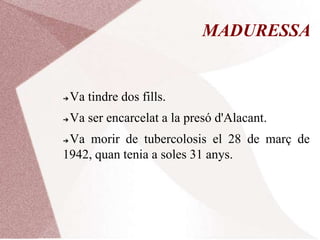 De 1918 a 1923 va fer primària  a  l´escola ``Amor de Dios ´´.