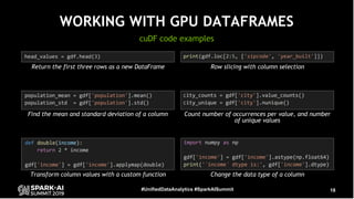 Accelerating Apache Spark by Several Orders of Magnitude with GPUs and ...