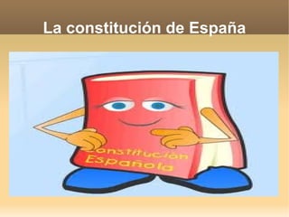 La constitución de España 