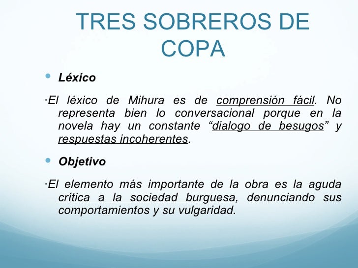 Tres Sombreros De Copa Preguntas Y Respuestas