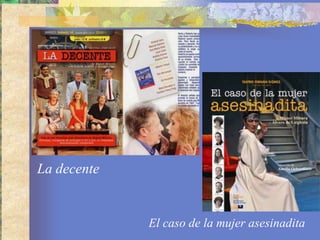 TRES SOMBREROS DE COPAArgumento·Dionisio(protagonista), se está a punto de casar con Margarita, la hija de un burgués y pasa su ultima  noche en un hotel.·En esa noche conoce a Paula, bailarina, y se enamoran. ·Esto le pone en un dilema moral, porque descubre el mundo libre de Paula, y lo compara con el mundo de la burguesía.·Experimenta la libertad, pero sabe que debe renunciar a ella porqué se tiene que casar.·La burguesía y las normas sociales lo absorben completamente, y él no puede ser feliz, porqué no se siente libre.  