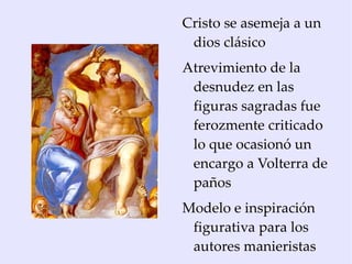 Maniera: paso hacia la individualización del lenguaje clásico que es universal e impersonal 