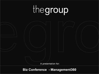 Biz Conference - Management360
 
