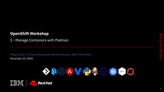 Kubernetes Story - Day 1: Build and Manage Containers with Podman | PDF