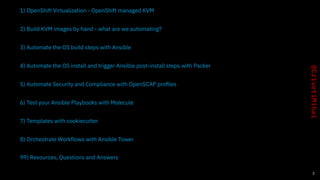 AnsibleFest 2021 - DevSecOps with Ansible, OpenShift Virtualization ...