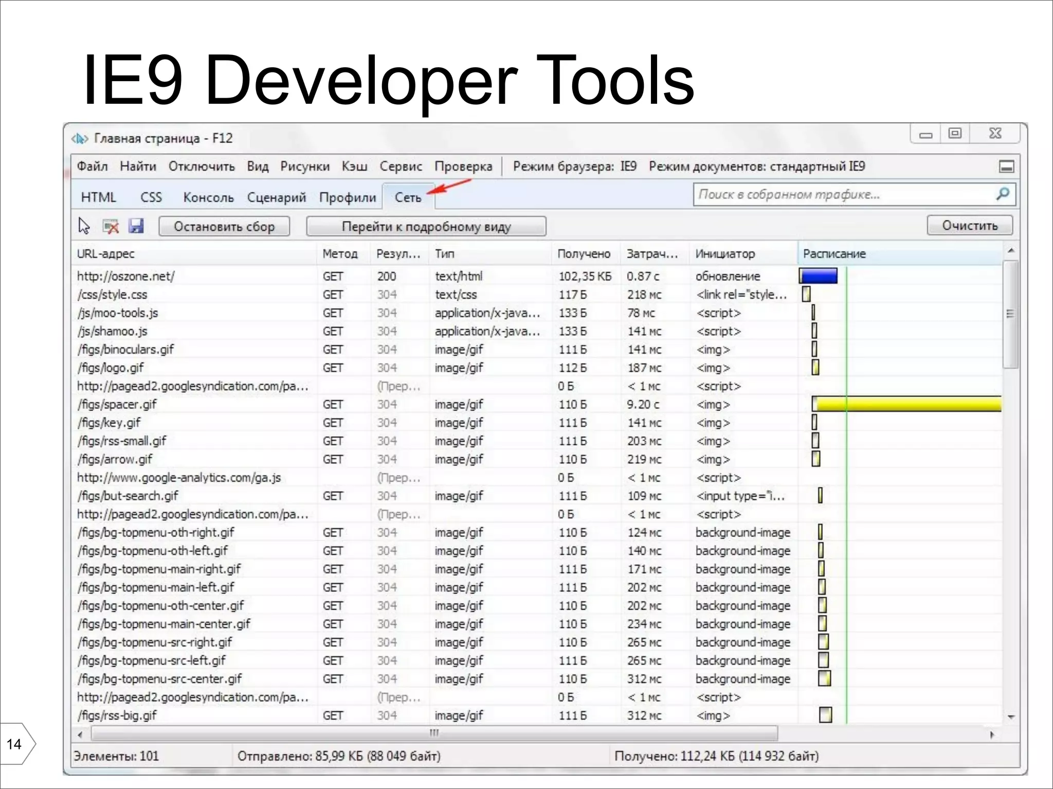 IE9 Developer Tools




14
 
