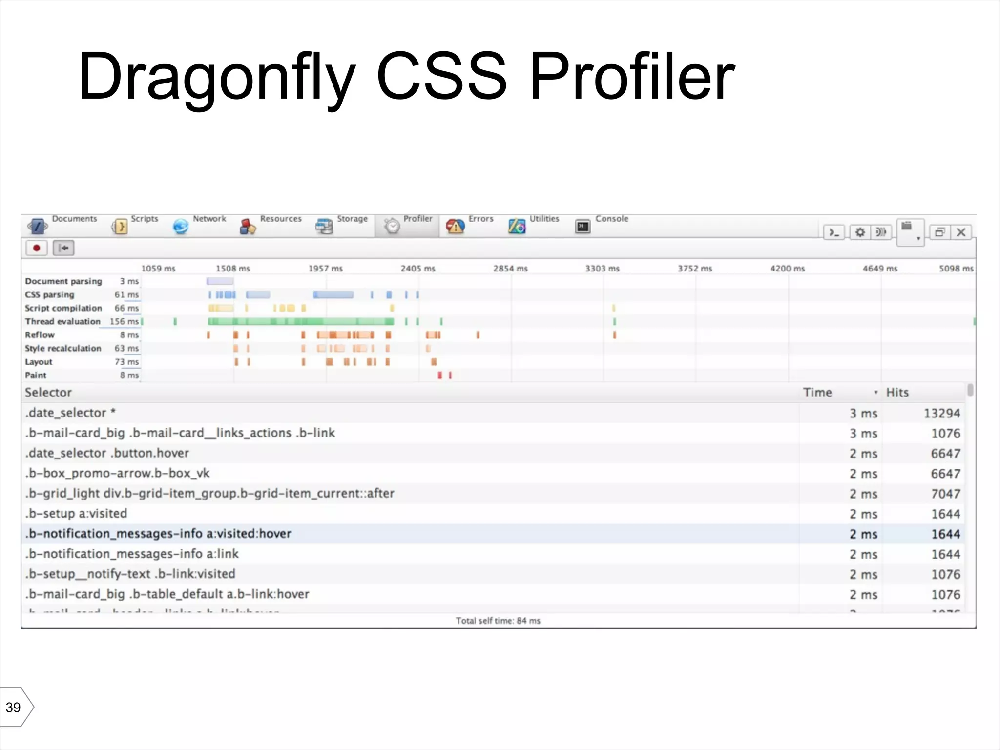 Dragonfly CSS Profiler




39
 