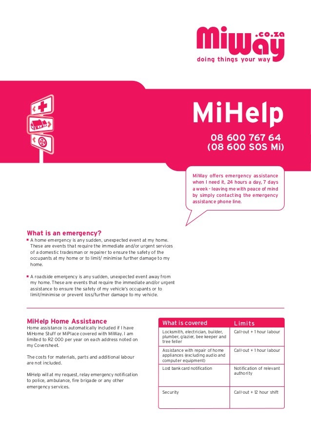 Mi help brochure