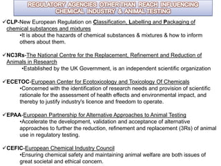 To allow free movement of substances on EU market