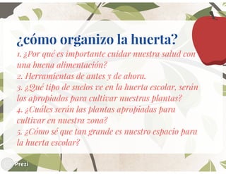 Mi huerta de aprendizaje.