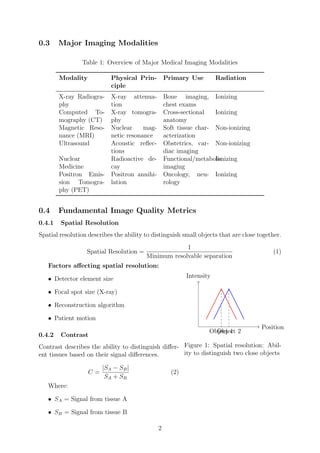 Comprehensive Introduction to Medical Imaging and Radiation Physics | PDF