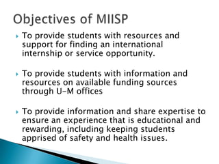 MIISP Info Session | PPTX