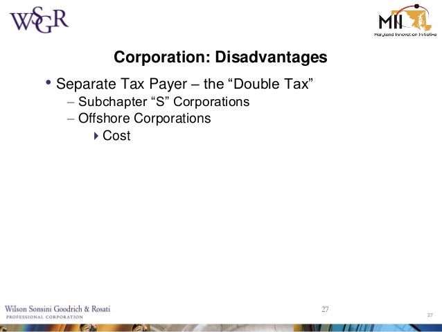 Subchapter s stock options