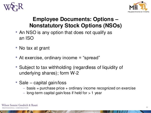 Nonstatutory stock options 409a